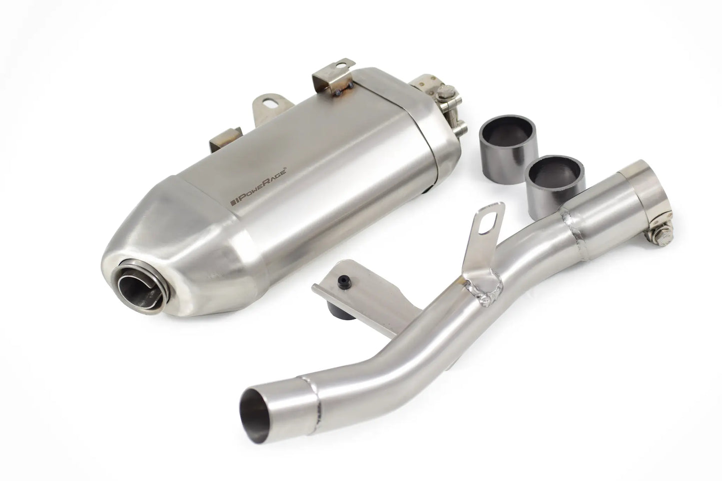 RE Guerilla 450 – Brushed Steel Finish ( Matte ) PoweRage Performance Slip on Exhaust