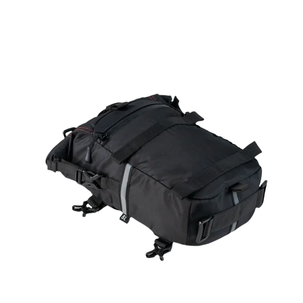 CARBONADO Modpac Pro (Black) | 100% Waterproof Motorcycle Tailpack | Saddle Bag | Crash Guard Bag (Black) | Polyester - 5L/10L/20L/30L ( Pack of 1 )