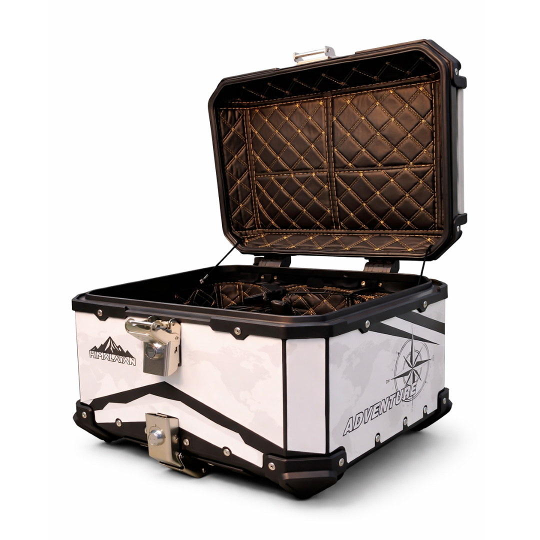 TAANC Nomad Himalayan Top Box | 45L Aluminium Touring Motorcycle Storage Box