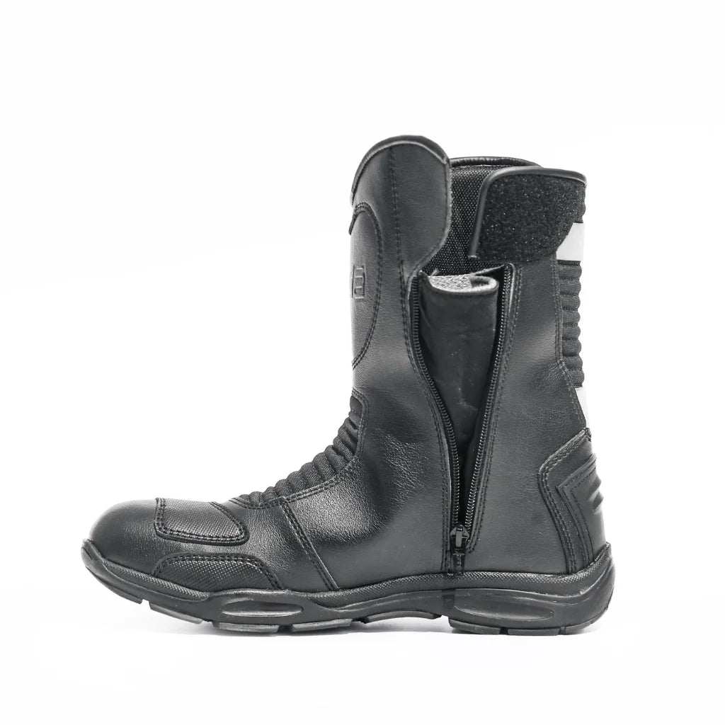 Raida Discover Motorcycle Boots | Ankle & Shin Protection | Anti-Slip Sole | Durable Build