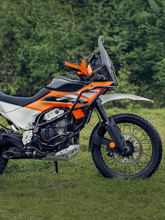 KTM Adventure 390 (2025 model)/ 250 ADV/390 ADV R/390 ADV X+/390 ADV S 2025 RAPTOR CRASHGUARD BLACK| LEGUNDARY CUSTOMS