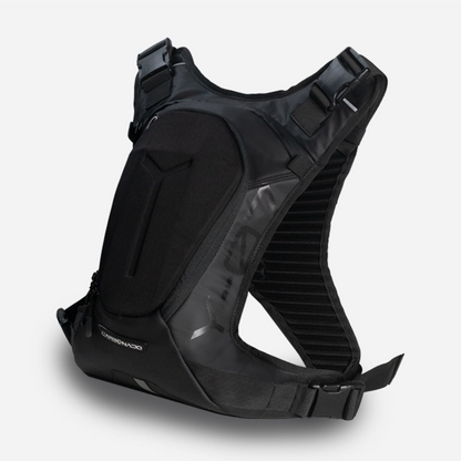 Carbonado Y 07 Hydration Backpack for 2 liters Water bladder capacity for motorcycling, cycling, trekking, running and outdoor adventure - BLACK