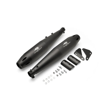 RE Classic 650 2025 onwards Atlas Pro -( BLACK ) Red-Rooster Performance Exhaust
