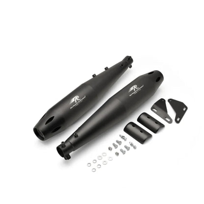 RE Classic 650 2025 onwards Atlas Pro -( BLACK ) Red-Rooster Performance Exhaust
