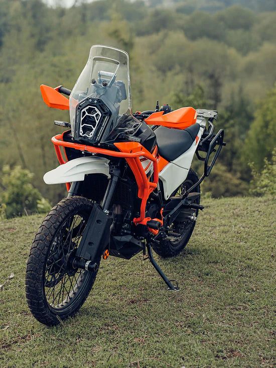 KTM Adventure 390 (2025 model)/ 250 ADV/390 ADV R/390 ADV X+/390 ADV S 2025 RAPTOR CRASHGUARD ORANGE| LEGUNDARY CUSTOMS