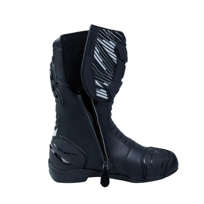 Raida Aeroprix Motorcycle Racing Boots | CE Certified | Black Red