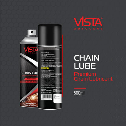 Vista Chain Lube 150ml | Bike Chain Lube | Chain Spray | Can be used for chain sprockets