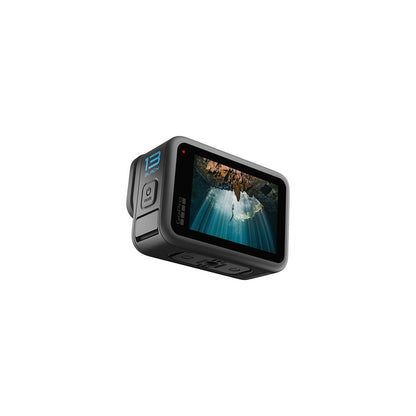 GoPro HERO13 Black - Waterproof Action Camera with 5.3K60 Video, 27MP Photo + Compatability with HB-Series Lenses(1-Yr International+1-Yr India Warranty)