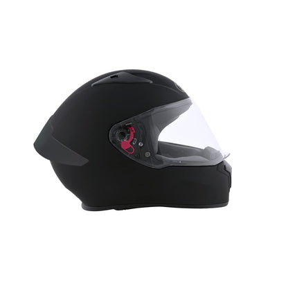 Studds Thunder Full Face Helmet with Clear Visor - Black