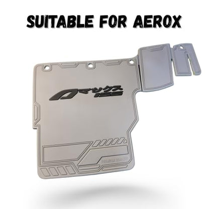 Yamaha Aerox Premium Rear Mudguard Flap | Anti-Splash Tyre Guard | Durable Flexible Rubber Protector | Grey Colour