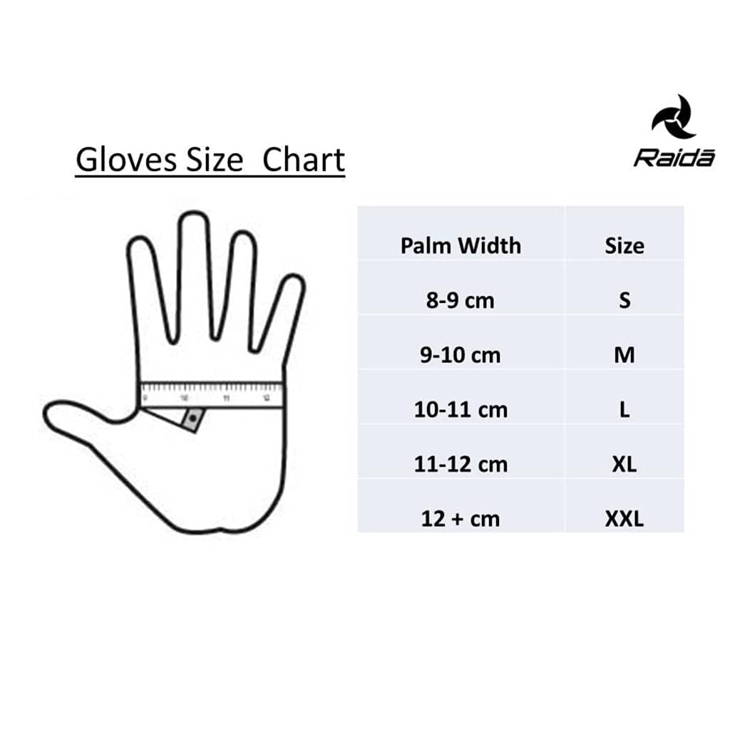 Raida Avantur 2.0 Motorcycle Gloves | Vegan Friendly | Enhanced Knuckle Protection | Touchscreen Compatible | Lightweight & Comfortable | Ideal for Daily Commute & Weekend Rides | Hiviz Black