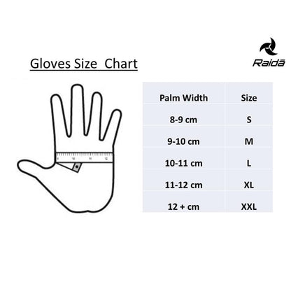 Raida Avantur 2.0 Motorcycle Gloves | Vegan Friendly | Enhanced Knuckle Protection | Touchscreen Compatible | Lightweight & Comfortable | Ideal for Daily Commute & Weekend Rides | Hiviz Black
