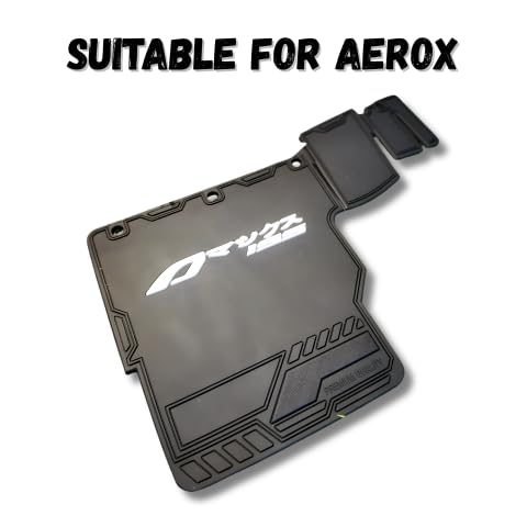 Yamaha Aerox Premium Rear Mudguard Flap | Anti-Splash Tyre Guard | Durable Flexible Rubber Protector | Black Colour