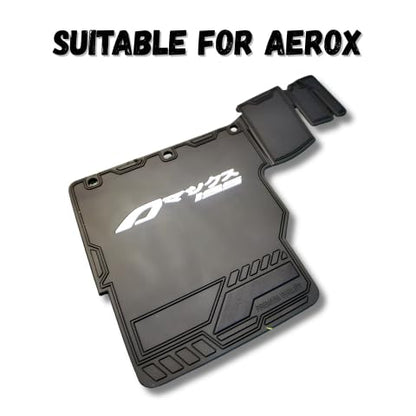 Yamaha Aerox Premium Rear Mudguard Flap | Anti-Splash Tyre Guard | Durable Flexible Rubber Protector | Black Colour