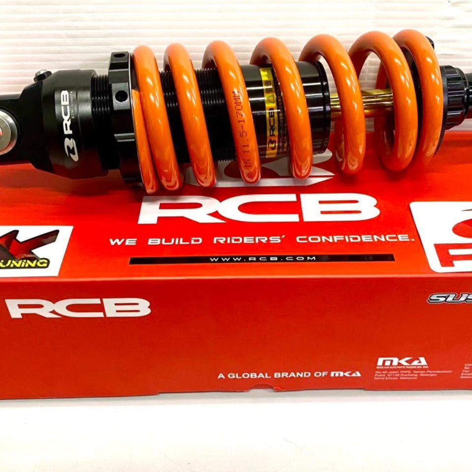KTM DUKE 200  - DUKE 390 GENERATION 3  | S2 LINE MONOSHOCK | 305MM | ORANGE |  WITH INTERNAL FLOATING PISTON - RCB 01M0310O