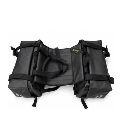 TAANC Terra Series Waterproof Motorcycle Saddle Bags 30L x 2 – Adventure Touring Side Luggage Bags – Black