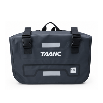 TAANC Terra Series Waterproof Motorcycle Saddle Bags 30L x 2 – Adventure Touring Side Luggage Bags – Black