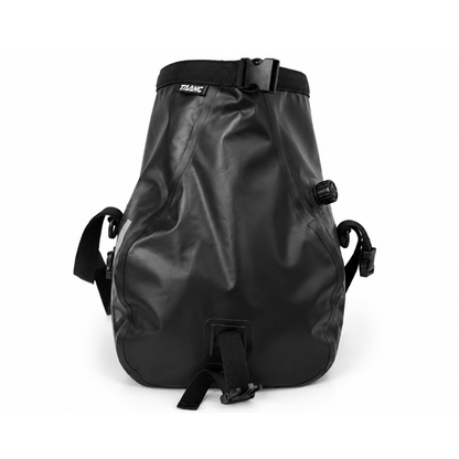 TAANC 40L Waterproof Motorcycle Tail Bag for Bike Touring, Adventure Riding, Camping & Travel | Universal Rear Seat Luggage | Terra Series | Black