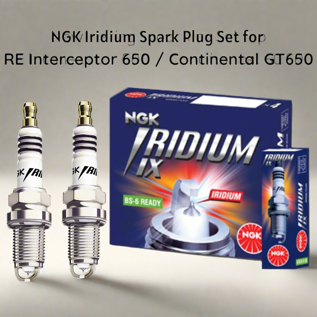 NGK Iridium Spark Plug Set for RE Interceptor 650 / Continental GT650 ( SET OF 2 )