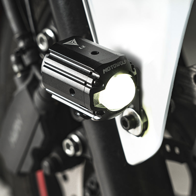 Motowolf L2 Brontosaurus Waterproof Fog Light ( pair ) | 1 Year Warranty - universal for all motorcycle