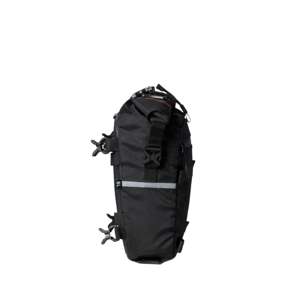 CARBONADO Modpac Pro (Black) | 100% Waterproof Motorcycle Tailpack | Saddle Bag | Crash Guard Bag (Black) | Polyester - 5L/10L/20L/30L ( Pack of 1 )