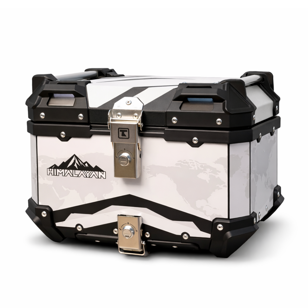 TAANC Nomad Himalayan Top Box | 45L Aluminium Touring Motorcycle Storage Box