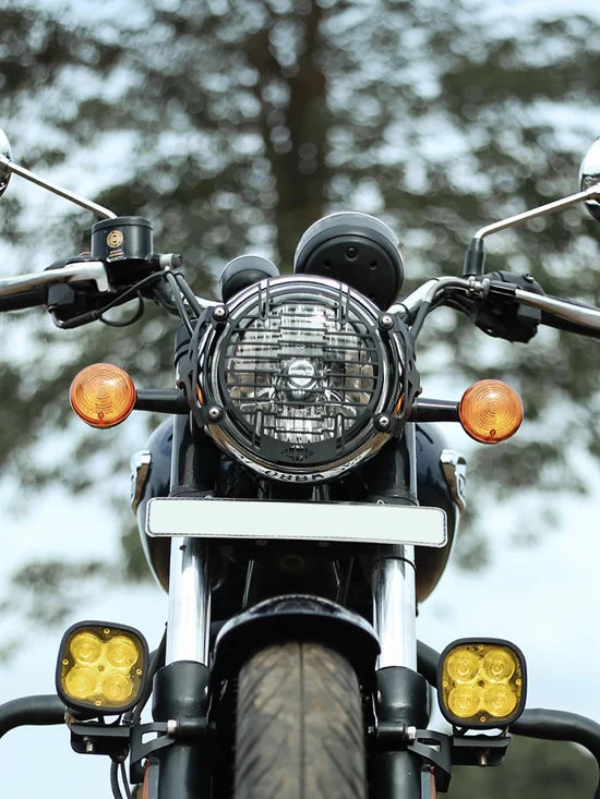 RE Meteor 350 MIG Headlight Grill| LEGUNDARY CUSTOMS
