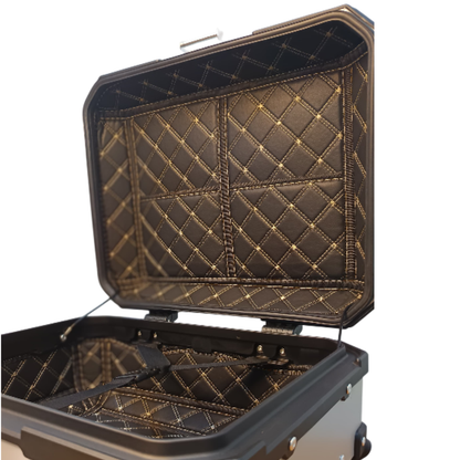 TAANC Urban Swift Top Box – Aero Silver | 22L Compact Motorcycle Storage Box for Daily Use