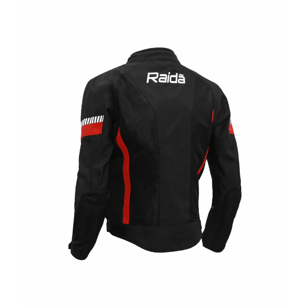 Raida BOLT Motorcycle Jacket | Black Red