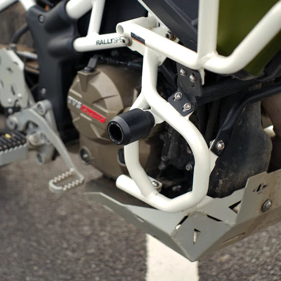 TVS APACHE RTX 300 RAPTOR CRASHGUARD UPPER & LOWER (WITH SLIDER) RED | BLACK | WHITE | LEGUNDARY CUSTOMS