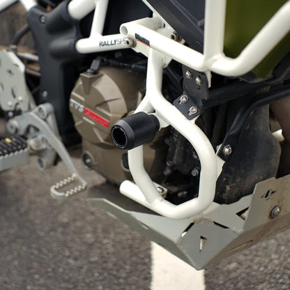 TVS APACHE RTX 300 RAPTOR CRASHGUARD UPPER & LOWER (WITH SLIDER) RED | BLACK | WHITE | LEGUNDARY CUSTOMS