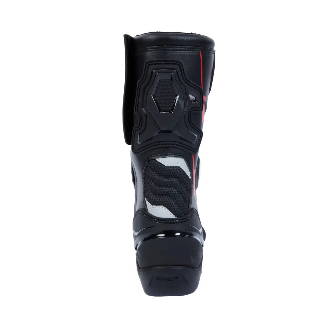 Raida Aeroprix Motorcycle Racing Boots | CE Certified | Black Red