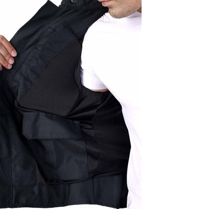 Raida Tourer Motorcycle Jacket | Level 2 Armors | Lightweight | Abrasion resistance. - Black Grey