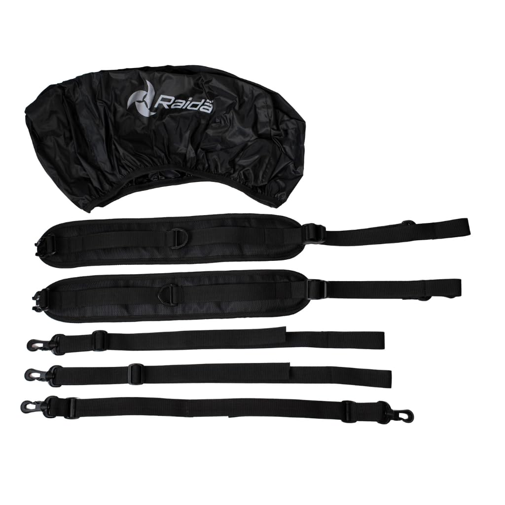 Raida Compass K28 Motorcycle Tank Bag | 23L + 5L Expandable | Detachable GPS Pocket | Hydration Bladder Compatible | Backpack Convertible | 1680D Ballistic Fabric | Strong Magnetic Mounting