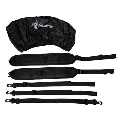 Raida Compass K28 Motorcycle Tank Bag | 23L + 5L Expandable | Detachable GPS Pocket | Hydration Bladder Compatible | Backpack Convertible | 1680D Ballistic Fabric | Strong Magnetic Mounting