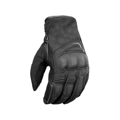 Raida AqDry Waterproof Motorcycle Riding Gloves | Smart touch enabled- BLACK
