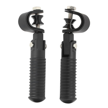 Boltt | Anti-Vibrate Engine Guard / Crash guard | Highway Foot Pegs + Clamps | 360 degree adjustable | Compatible with all motorcycle - STAINLESS STEEL ( ideal for touring and long rides )