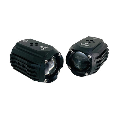 BOBO BL1 Premium Auxiliary LED Lights, IP68 Waterproof, 6000 Lumens, Dual Colour White/Amber, Multiple Flash Modes