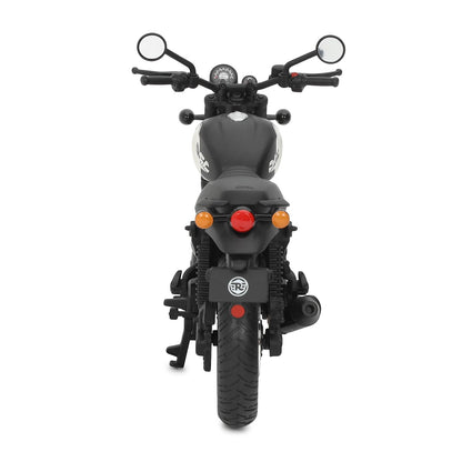 Royal Enfield Hunter 350 Scale Model | 1:12 Diecast Metal & Plastic | Working Suspension&Side Stand | Steerable Handlebars | Free-Rolling Wheels | Authentic Mirrors | Collectors Essential Tokyo Black