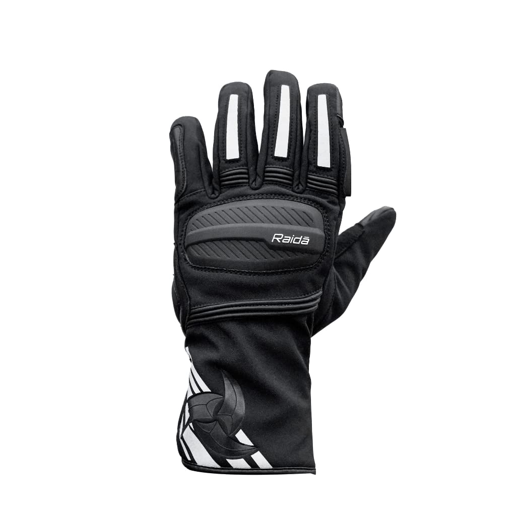 Raida Polyester Alps Cycling Waterproof Gloves | 3M Thinsulation | Touchscreen Compatible | TPR Palm Sliders ,Black