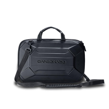 Carbonado Unisex-Adult Tusk 15Inch Hardshell Laptop Bag/Case For Everyday Office With Shoulder Strap, Handle Durable And Shockproof In Black