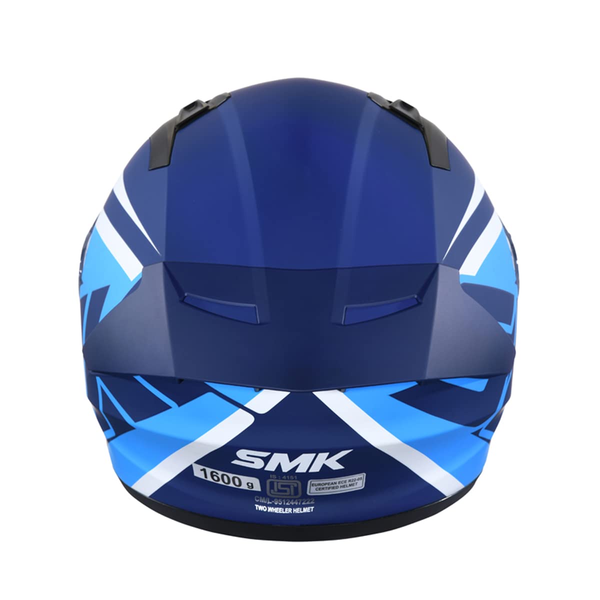 SMK Stellar Sports Stage Full Face Helmet with Pinlock Fited