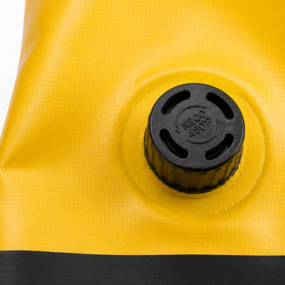 TAANC 40L Waterproof Motorcycle Tail Bag for Bike Touring, Adventure Riding, Camping & Travel | Universal Rear Seat Luggage | Terra Series | Yellow Black