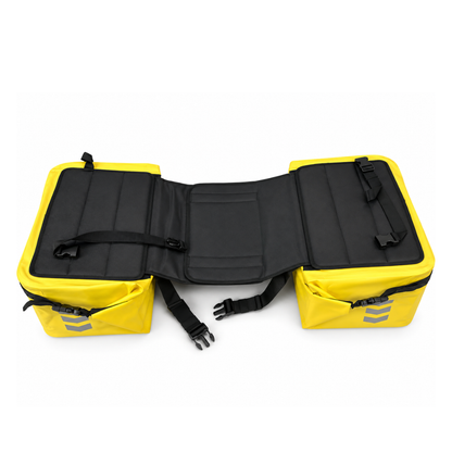 TAANC Terra Series Waterproof Motorcycle Saddle Bags 30L x 2 – Adventure Touring Side Luggage Bags – Yellow