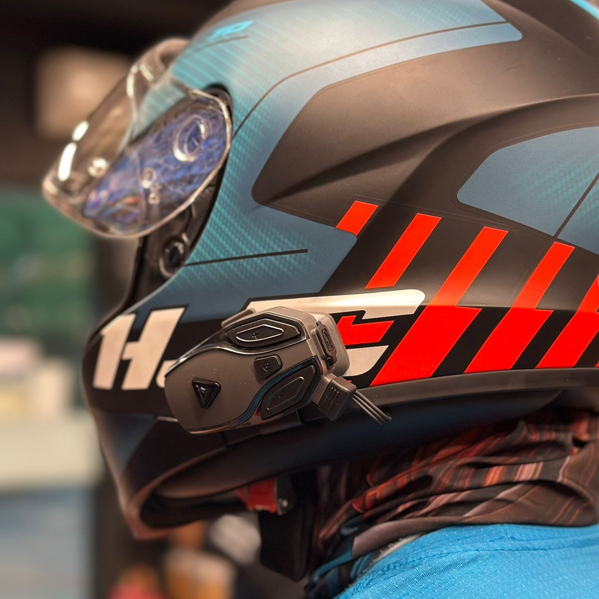 MOTOWOLF BH1 Motorcycle Helmet Headset Bluetooth Headset for Full Face Helmet (Hard Microphone) – Advanced Motorcycle Communication | 6 MONTHS WARRANTY