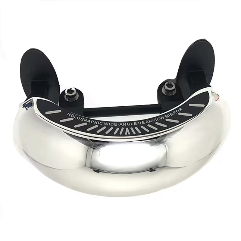 Motorcycle Rearview Mirror, 180 Degree Wide Angle Safety 180 Degree Rear View Mirror | Blind Spot Side Mirror | for Motorcycle Cruiser Sport Bike Street Bike Scooter