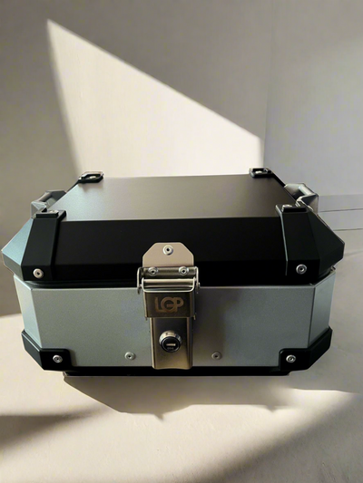 15 Litre | aluminium top box / top case | LGP | ideal of daily commutes | Short tour | SILVER | Compatible for all motorcycles - 1 YEAR WARRANTY