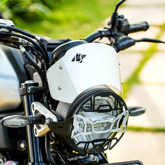 YAMAHA XSR 155 ZEPHYR VISOR BLK SILVER | LEGUNDARY CUSTOMS