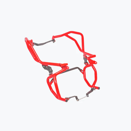 TVS APACHE RTX 300 RAPTOR CRASH GUARD UPPER & LOWER SET RED | LEGUNDARY CUSTOMS