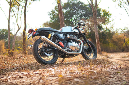 Royal Enfield Continental GT 650 / Interceptor 650 Twins Polish Finish - Long Type PoweRage Performance Slip-On Exhaust